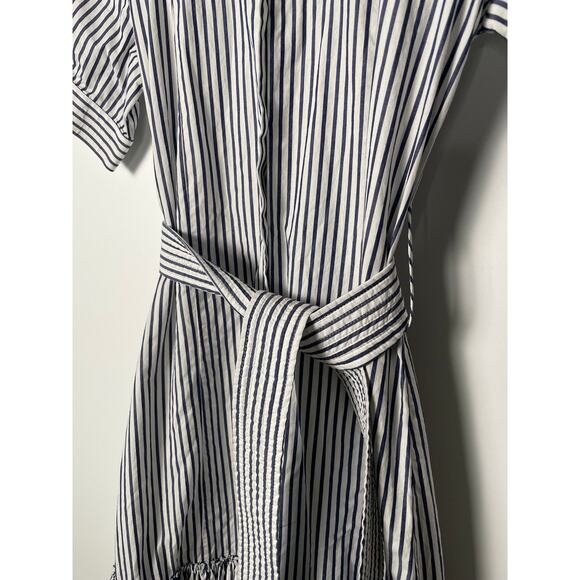 Bell Short sleeve button Front Striped Dress SZ 2 - Picture 4 of 7